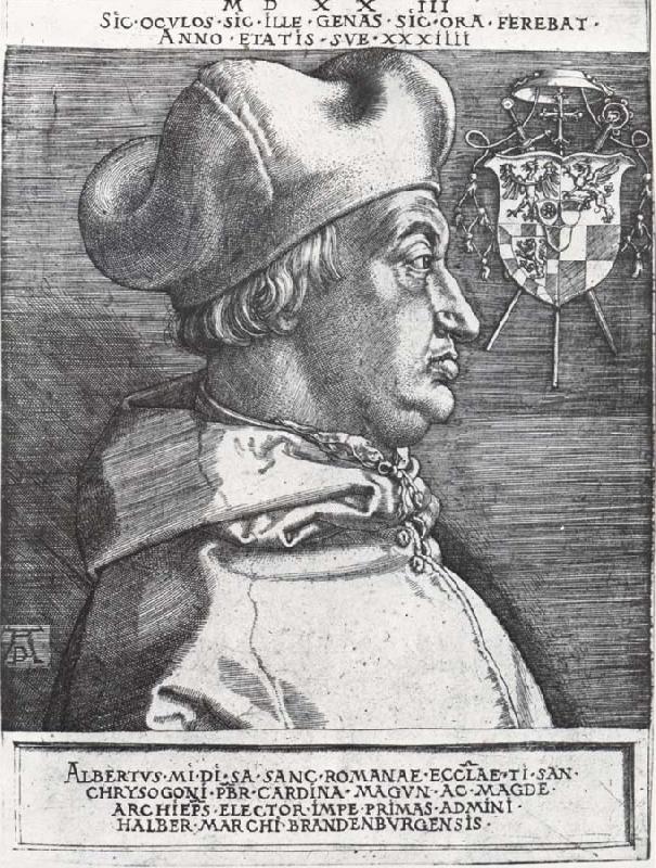  Cardinal Albrecht of Bran-Denburg in portrait